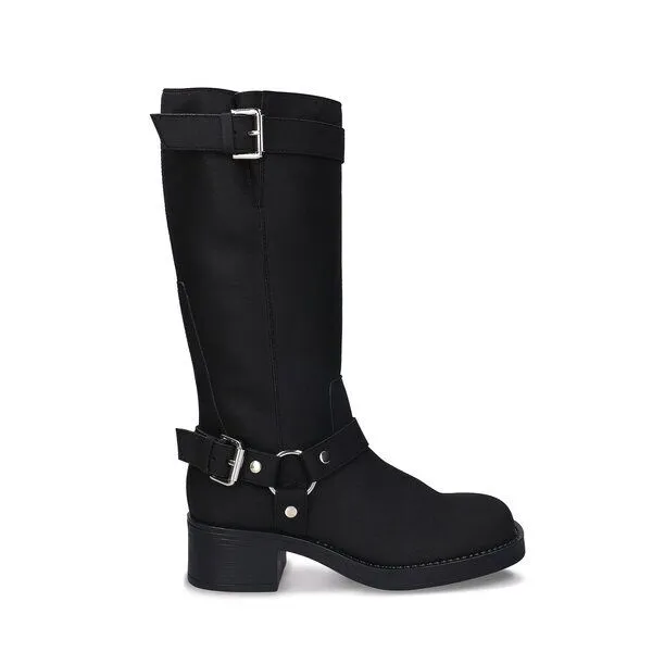 Nae Vegan Shoes Nae Vegan Shoes NAE | Ruby Veganer kniehoher Harness-Stiefel, Schwarz, – Produktbild 1 von 4