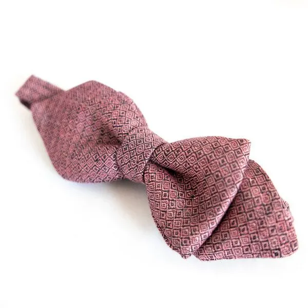 klYmp klYmp Hosenträger / Schleife in Leinen Diamand, Magenta (rosa), – Produktbild 2 von 7