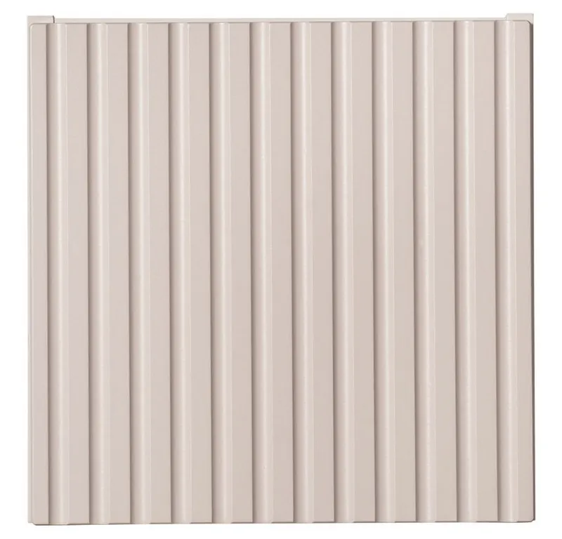 Lomadox Hängeschrank NEWPORT-56-CASHMERE Wandschrank Badschrank, kaschmir, gerillte Front, ca. 30/30/19cm, Beige|weiß, – Produktbild 3 von 5