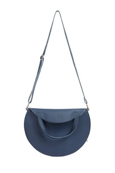 ELEKTROPULLI Runder Shopper von ElektroPulli, Dunkelblau mit gold, – Produktbild 2 von 2