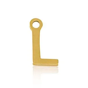 ELEKTROPULLI ELEKTROPULLI Feine Glieder Kette in 3 Längen mit Initial Anhänger (ca. 9 x 5mm), Gold, – Produktbild 6 von 8