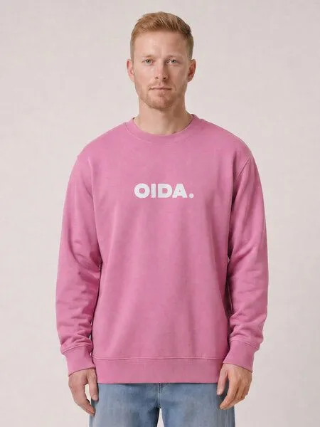 watapparel watapparel Sweatshirt Unisex Oida, Bubble pink, – Produktbild 2 von 2