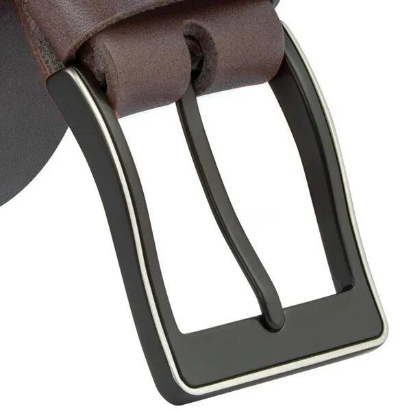 Simaru Simaru Ledergürtel MONTPELLIER 35mm / Leder pflanzlich gegerbt-EU, Braun, – Produktbild 2 von 4