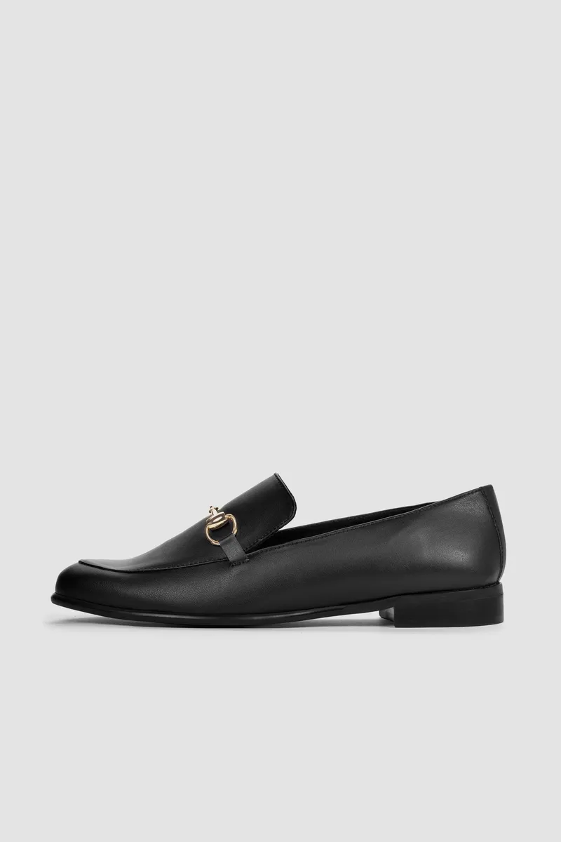 BOHEMA BOHEMA Damen vegan Loafer Shiv Schwarz, Schwarz, – Produktbild 1 von 2