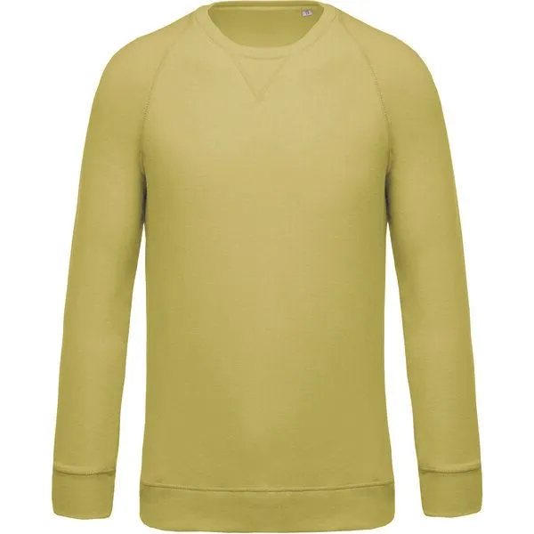 Greenspired Greenspired Herren Bio Raglan Sweatshirt 300g/m² S - 3 XL, Zitronengelb, – Produktbild 1 von 1