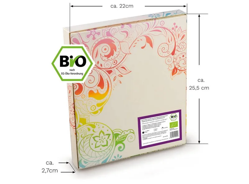 Creano Tee Bio Früchte- Kräutertee 27er Geschenkset „ORGANIC HERBAL TEA“*, 1 x 27 St. (27 Bio-Teebeutel) – Produktbild 2 von 5