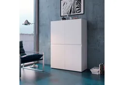 Home affaire Highboard Rimini, Hochschrank, Hochkommode, 4 Türen, Höhe 129 cm – Produktbild 1 von 1