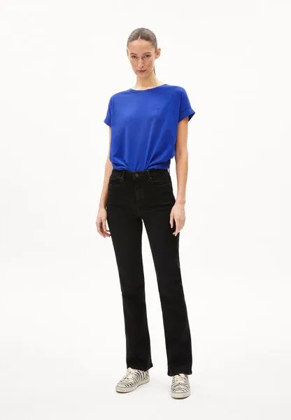 ARMEDANGELS ARMEDANGELS IDAARA Damen T-Shirt aus Bio-Baumwolle, Dynamo blue, – Produktbild 4 von 4