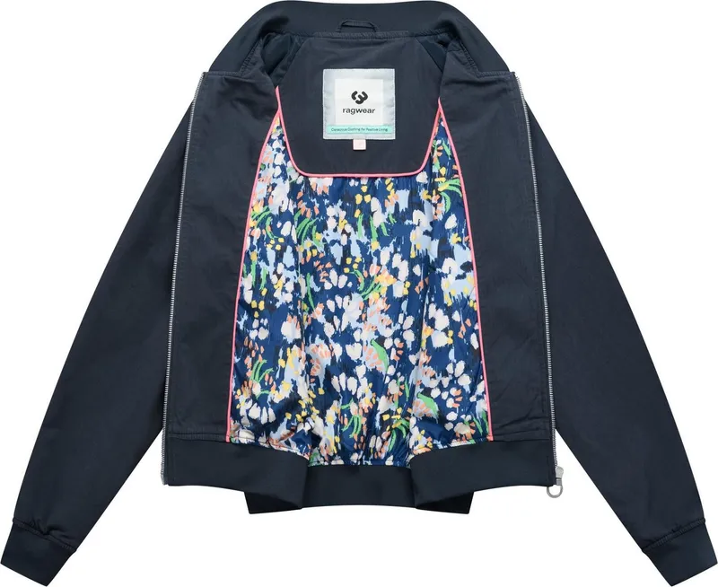 ragwear ragwear Bomberjacke Yotimo Lässige Damen Blousonjacke oversized, Blau, – Produktbild 1 von 4