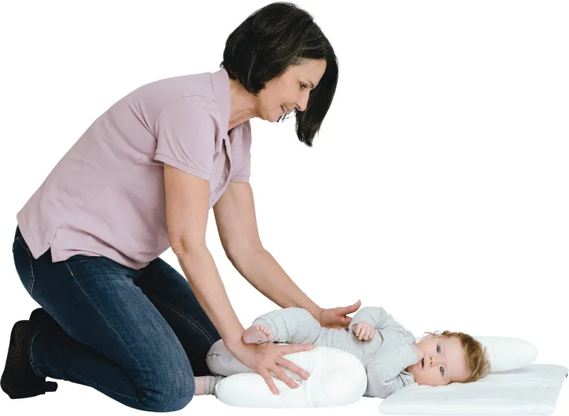 Träumeland Träumeland Babykissen care WOLKE Babykopfkissen, Weiß, – Produktbild 4 von 5