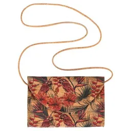 Kork-Deko Kork-Deko Kleine Kork-Clutch „Jungle“ – vegan mit Magnetverschluss & Innentasche – Produktbild 1 von 1