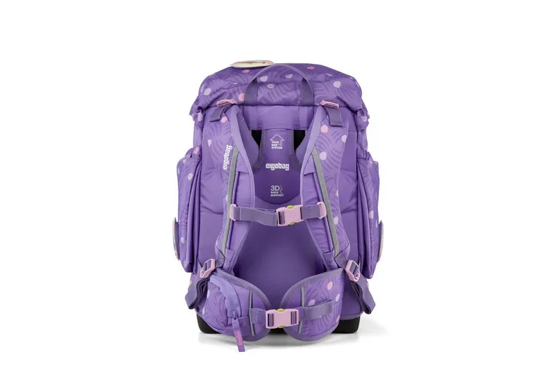 Ergobag Ergobag Schulranzen Schulranzen-Set MAXI PonyBäradies 6-teilig (6-teilig), ergonomisch, ab 1. Klasse, Your-Size-System, Lila, – Produktbild 4 von 5