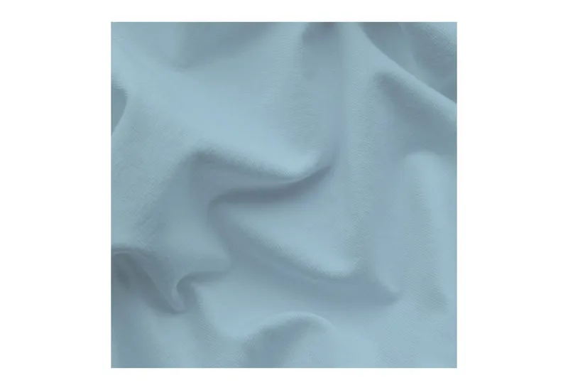Schlafgut Schlafgut Kissenbezug EASY JERSEY Kissenhülle 100% Baumwolle, weicher Edel-Jersey, bügelfrei, (1 Stück), mit farblich angepasstem Reißverschluss, pflegeleicht, formstabil, Blau, – Produktbild 2 von 5