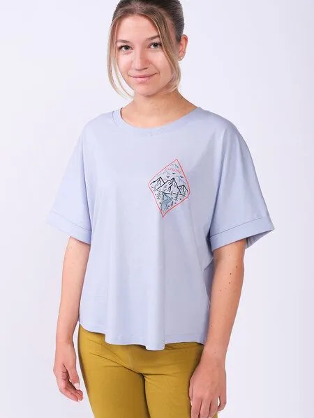 watapparel watapparel Oversize T-Shirt Frauen Explore, Serene blue, – Produktbild 4 von 4