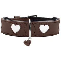 Hunter Hunter Hundehalsband love braun XL – Produktbild 1 von 1
