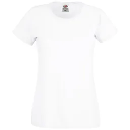 Fruit Of The Loom Fruit of the Loom Cotton Classics Damen T-Shirt 16.1420 Gr. XL white – Produktbild 1 von 1
