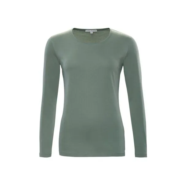 Living Crafts Living Crafts Langarm-Shirt - SUSANNA, Fog green (grün), – Produktbild 4 von 4