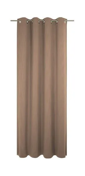 Nature by Adam Nature by Adam Vorhang aus 100% Bio-Baumwolle - Made in Germany - Uni Collection, Braun, – Produktbild 3 von 7