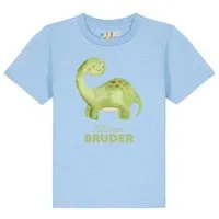 watabout kids watabout.kids T-Shirt Kinder Dinosaurier 04 Kleiner Bruder, Blue soul, – Produktbild 1 von 1