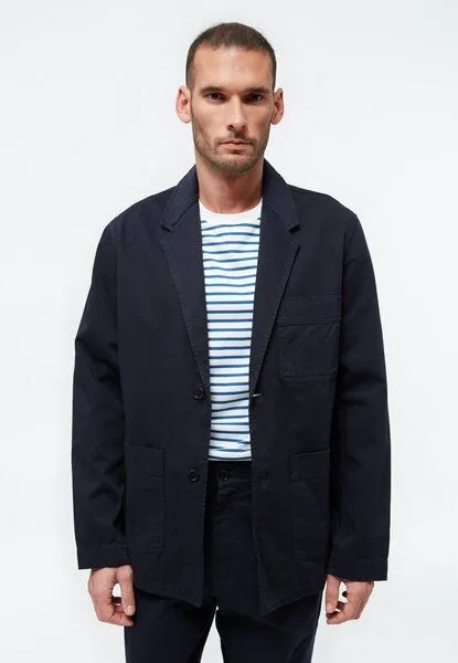 Givn Berlin Givn Berlin Leichte Jacke GBJASPER aus Bio-Baumwolle, Midnight blue, – Produktbild 2 von 4