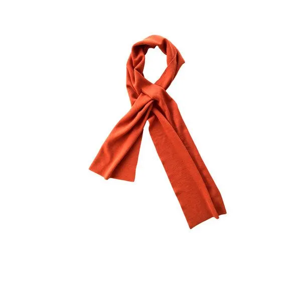 austriandesign.at austriandesign.at SchlitzSchal aus extrafeiner Merinowolle, Orange, – Produktbild 1 von 2