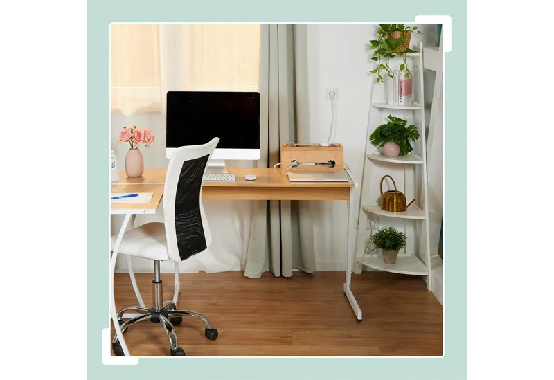 RELAXDAYS RELAXDAYS Kabelbox aus Bambus, (1-tlg), Braun, – Produktbild 5 von 8
