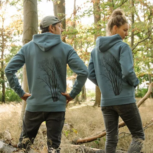 Cmig Cmig Erle mit Elster Kapuzenjacke unisex, Stargazer (blau), – Produktbild 3 von 3