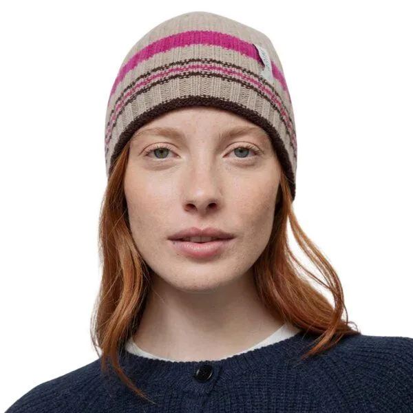 Rifò - Circular Fashion Made in Italy Rifò - Circular Fashion Made in Italy Mütze Mira aus recycelter Kaschmirwolle, Multicolor beige, – Produktbild 4 von 4
