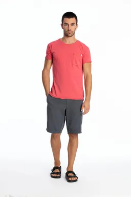 RAVENS VIEW IBIZA RAVENS VIEW IBIZA Herren vegan T-Shirt Rundhalsausschnitt Wild Pocket Flamingo Rosa – Produktbild 1 von 1