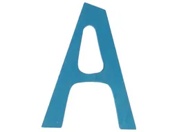 Grimms Grimms Anthroposophisches A Buchstabe aus Lindenholz, bunt lasiert Maße 7,5 x 6 x 1 cm – Produktbild 1 von 1