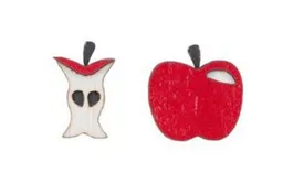BeWooden BeWooden Holzohrringe Apple Apfelmotiv – Produktbild 1 von 1