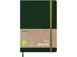 Share share Notizbuch DIN A5 punktkariert, grün – Produktbild 1 von 1