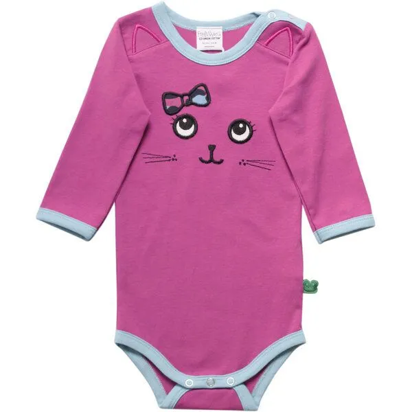 Fred's World by Green Cotton Fred's World by Green Cotton Body Katzenaugen, Pink, – Produktbild 1 von 1
