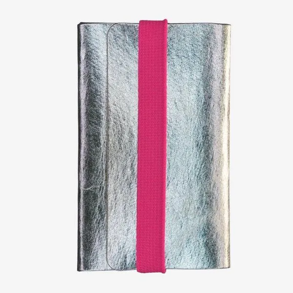 ANDERS & KOMISCH ANDERS & KOMISCH Kartenetui mit Münzfach in Silber - Slim Wallet - A&K TINY, Pink, – Produktbild 1 von 4