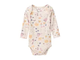 People Wear Organic People Wear Organic Langarm-Body Blumengarten puderrosa Gr. 62/68 – Produktbild 1 von 1