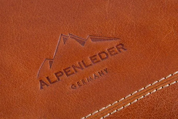 Alpenleder Alpenleder Grillschürze FUNKENFEUER, Cognac, – Produktbild 3 von 4