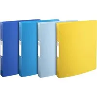 Exacompta 12 Exacompta Ringbücher "BeeBlue", DIN A4 Maxi, sortiert, 2 Ringen – Produktbild 1 von 1
