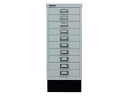 Bisley Bisley Schubladenschrank "MultiDrawer" DIN A4 mit 10 Schubladen silber – Produktbild 1 von 1