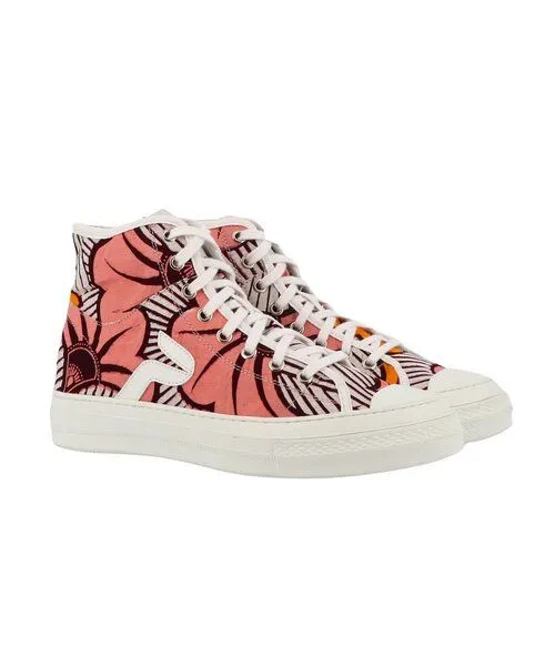 PANAFRICA PANAFRICA Atlas - African Fair Trade Sneaker, Fleurs (rosa), – Produktbild 2 von 4