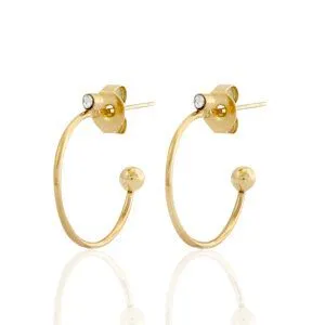 ELEKTROPULLI Creolen in 15mm von Elektropulli, Gold, – Produktbild 8 von 8