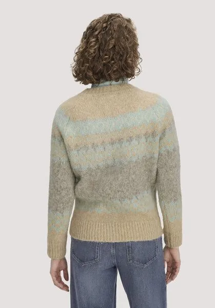 hessnatur hessnatur Stick Pullover Relaxed aus Alpaka und Bio-Baumwolle, Naturgrau, – Produktbild 2 von 4