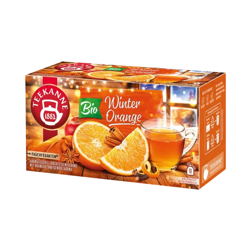 Teekanne Teekanne Früchtegarten Bio Winter Orange, Teebeutel im Kuvert, 40,5g – Produktbild 1 von 1