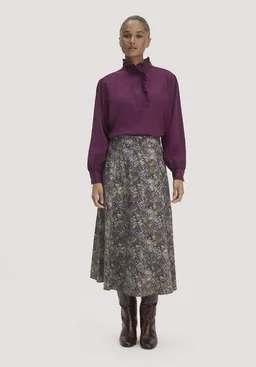 hessnatur hessnatur Rock Midi aus TENCEL Lyocell- und LENZING ECOVERO Viskose – Produktbild 1 von 1