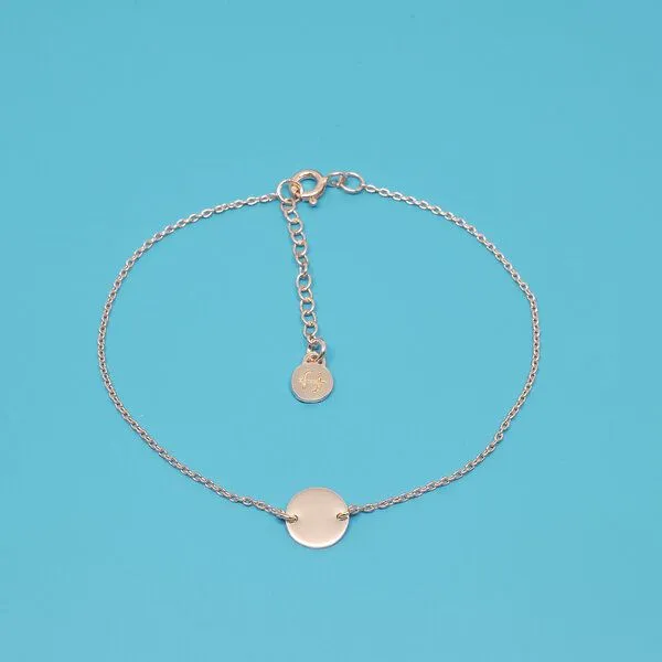 fejn jewelry fejn jewelry Armband 'disc', Silber, – Produktbild 3 von 3
