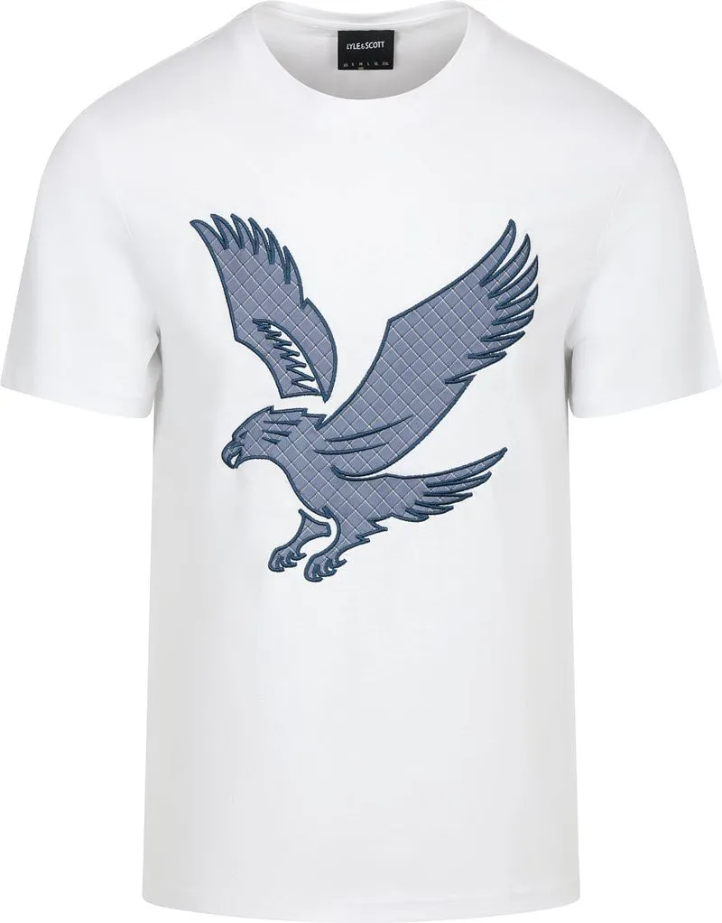 Lyle and Scott Lyle and Scott T-Shirt Logo Weiß - Größe XXL, Weiß, – Produktbild 2 von 3