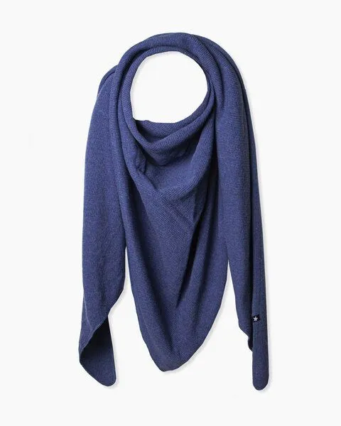 Esperando Esperando Zoe Triangle Schal, Blau, – Produktbild 1 von 3
