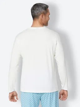 wäschepur men Schlafanzug-Shirt ecru – Produktbild 1 von 1