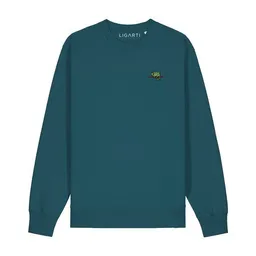 LIGARTI Bestickter Pullover – Mareike das Chamäleon – LIGARTI Tiermanufaktur – Produktbild 1 von 1