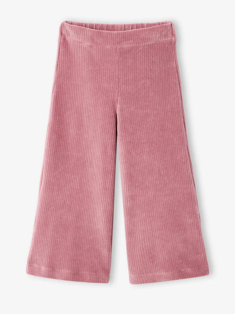 Vertbaudet Weite Mädchen Cordhose, Malve, – Produktbild 1 von 2