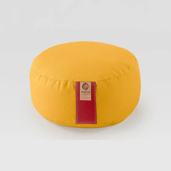 Oasia Manufaktur Oasia Manufaktur Meditationskissen, rund, Ocker, – Produktbild 5 von 6